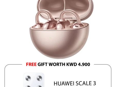 Huawei FreeClip Wireless Earbuds - Rose Gold Online now