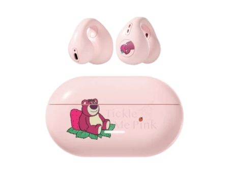 Disney QS-30 Clip-on Bluetooth Wireless headphones - Lotso Pink on Sale