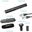 Boya BY-BM6040 Cardioid Shotgun Microphone - Mic   3-pin   XLR - Black For Discount