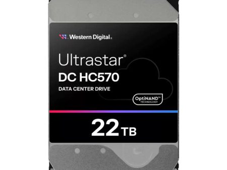 WD Ultrastar DC HC570 Hard Drive - 22TB   3.5-inch   SATA-III   7200 RPM   512MB Fashion