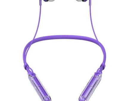 Porodo Soundtec SV Pro Neckband Earphone ENC - Purple Sale