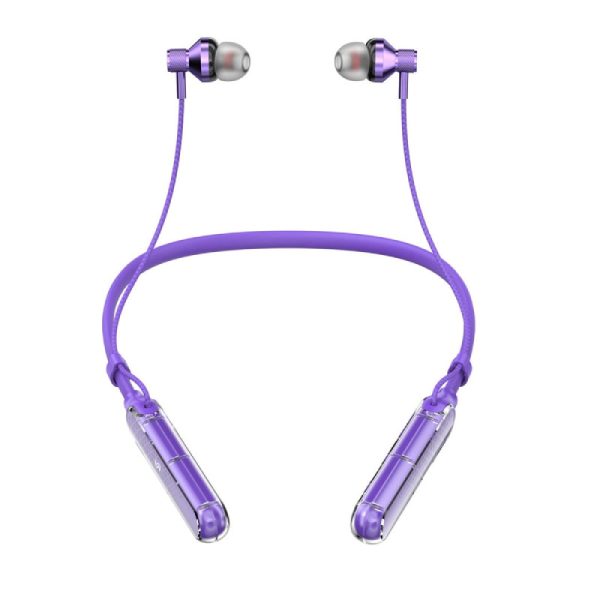 Porodo Soundtec SV Pro Neckband Earphone ENC - Purple Sale