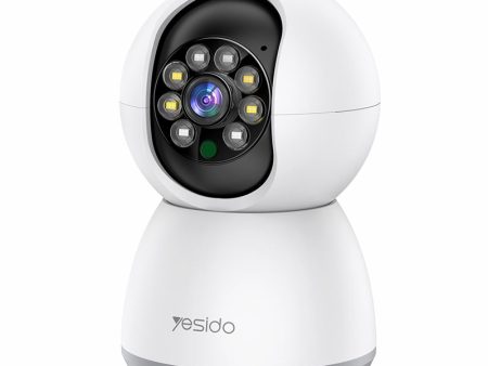 Yesido KM11 Smart Indoor HD Camera With Night Vision - 3MP   2.4G   1080 Full HD   WiFi - White Online Hot Sale