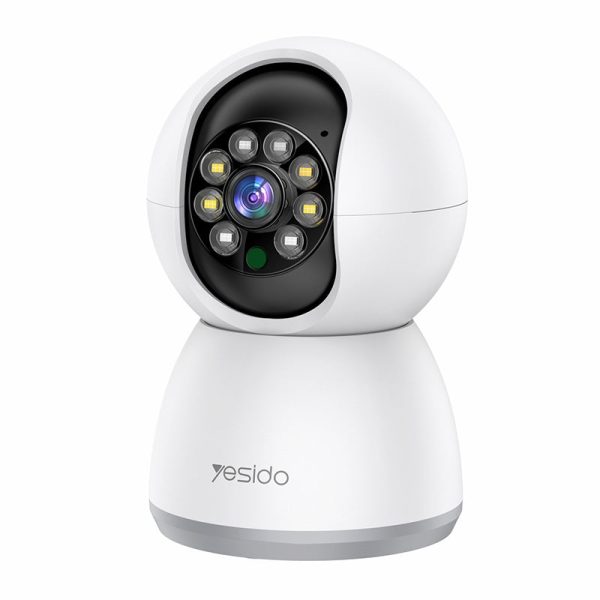 Yesido KM11 Smart Indoor HD Camera With Night Vision - 3MP   2.4G   1080 Full HD   WiFi - White Online Hot Sale