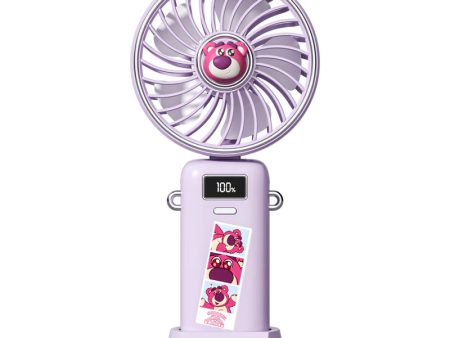 Disney QS-F03 Portable Handheld Fan - Purple Supply