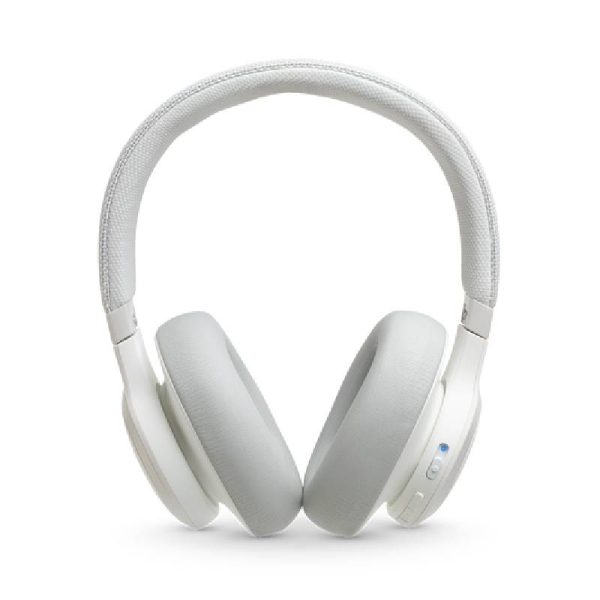 JBL Live 650BTNC Noise Cancelling Headphones - Over-Ear   Wireless   White For Sale