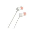 JBL Tune 110 Earphones - 3.5 mm   In-ear   Wired   White Online