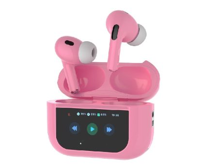 Porodo Blue Earbuds Pro2 - 1.47  Touch   Wireless   ANC   USB-C   Pink Online Hot Sale