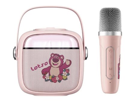 Disney QS-S3 Portable karaoke microphone speaker - Lotso Pink Supply