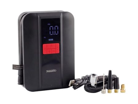 Yesido Inflator Pump Multifunctional Air Pump - 4000mAh   150PSI   USB   Type-C - Black For Discount