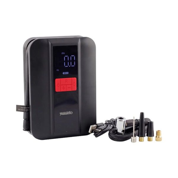 Yesido Inflator Pump Multifunctional Air Pump - 4000mAh   150PSI   USB   Type-C - Black For Discount