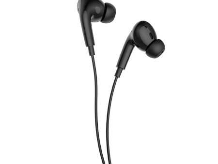 HOCO M1 Pro Wired Earphones - USB-C   12 mm   Black Supply