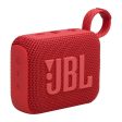 JBL Go 4 Ultra-Portable Bluetooth Speaker - 5.3   Red Supply