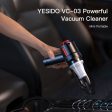 Yesido VC03 Handheld Car Vacuum Cleaner - 56W   2000mAh - Black Online Sale