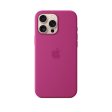 Apple Silicone Case with MagSafe - Apple iPhone 16 Pro   Fuchsia Supply