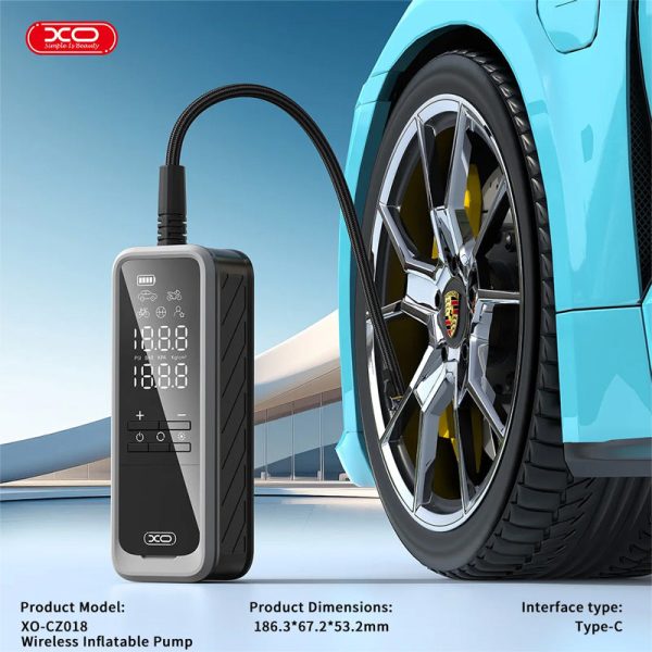 XO CZ018 Smart Portable Wireless Inflator Pump Discount