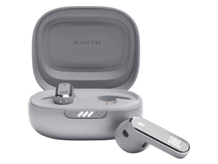 JBL Live Flex Bluetooth Wireless Earbuds - In-Ear   Wireless   Silver For Discount