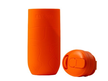 Eltoro Bottle Sleeve with Straw Lid - Orange Cheap