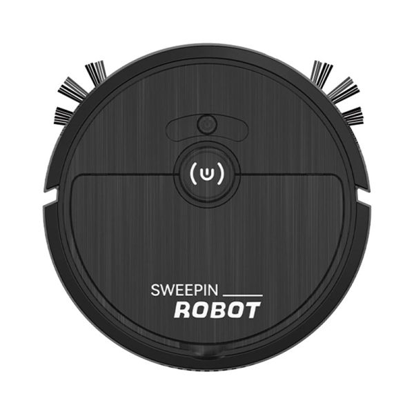 Household Mini Sweeping Robot - Black + White - Bundle Offer Sale