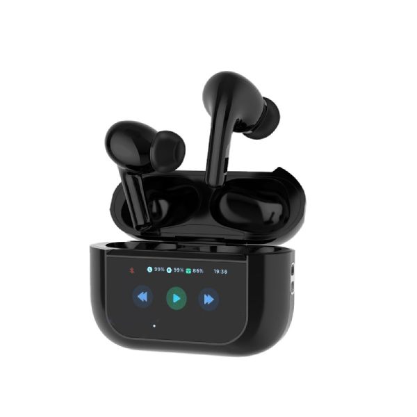 Porodo Blue Earbuds Pro2 - 1.47  Touch   Wireless   ANC   USB-C   Black Online now