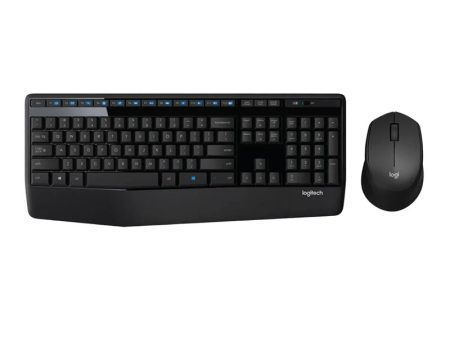 Logitech MK345 -   Wireless   USB   Arabic English Keys   Black - Keyboard & Mouse Combo Online