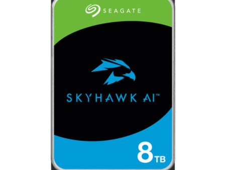 Seagate SkyHawk AI Surveillance ST8000VE001 Hard Drive - 8TB   SATA 6Gb s   256 MB Buffer For Discount