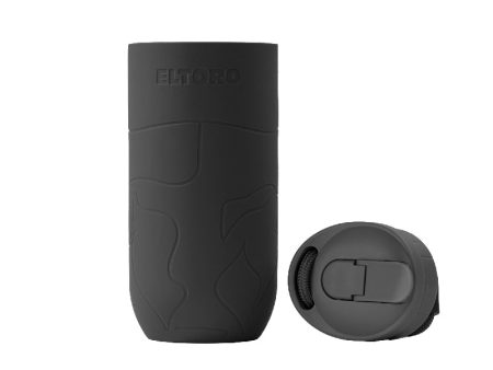 Eltoro Bottle Sleeve with Straw Lid - Grey Discount