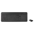 Microsoft Wireless AIO Media Keyboard - Wireless   Arabic English   Black - Keyboard on Sale