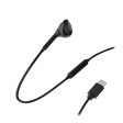 Powerology Type-C Connector Mono Earphone - Black Discount