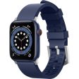 Elago Apple Watch 45 44 42mm Ultra Premium Fluoro Rubber Strap - Jean Indigo For Discount