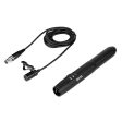 BOYA BY-M11OD Professional Omni-Directional XLR Lavalier Microphone System - 2M   3 Pin XLR - Black on Sale