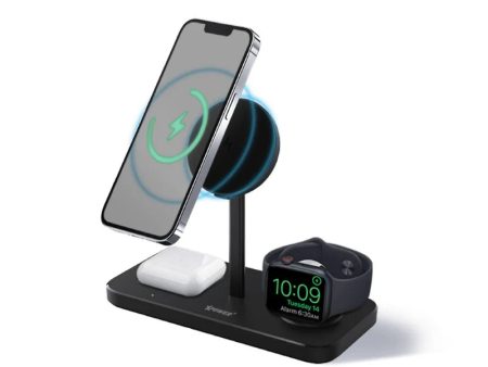 XPower WLS10 5 In1 MFW Magnetic Wireless Charging Station - 15W   Black on Sale