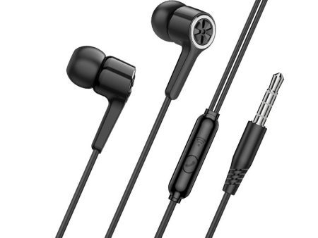 Hoco M104 Earphones - 3.5mm Jack   In-Ear   Wired   Black Online now