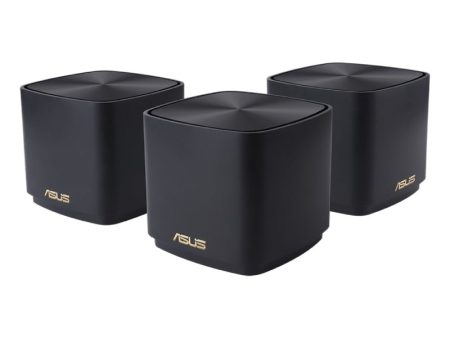 ASUS (XD4) ZenWi-Fi AX Mini Whole Home Mesh Wi-Fi 6 - 5GHz (1201 Mbps)   Gigabit WAN   Gigabit LAN (3-Pack) - Black Sale