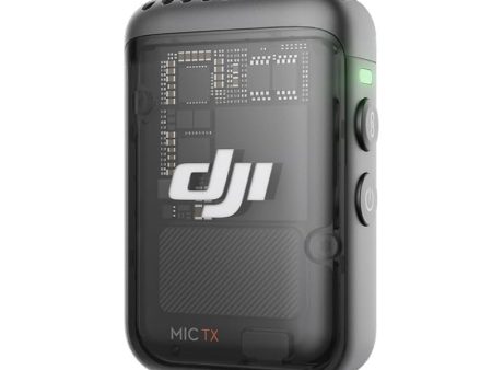 DJI Mic 2 Transmitter Wireless Microphone - 360 mAh   2.4 GHz   3.5mm   Bluetooth - Shadow Black Online Hot Sale