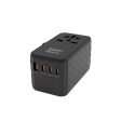 XPower TA100 5 Output Gan PD Travel Adapter - 100W   Black Online Sale