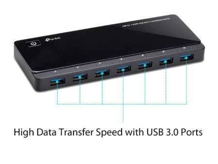 TP-Link (UH720) USB 3.0 7-Port Hub with 2 Charging Ports Discount