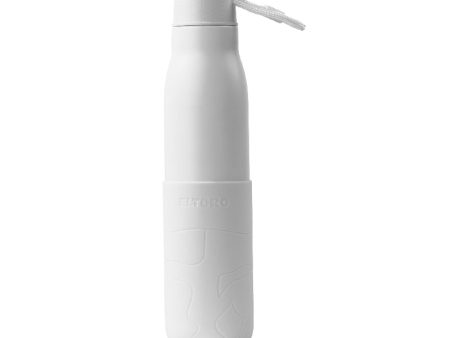 Eltoro Stainless Steel Bottle - 750ml   White with White Sleeve Supply