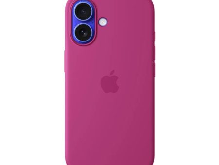 Apple Silicone Case with MagSafe - Apple iPhone 16   Fuchsia Discount