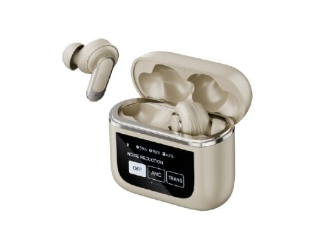 Porodo Soundtec Guide ANC TWS Earbuds with Touch Screen - Gold For Cheap