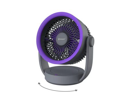 Xpower F17 Portable Desktop Circulation Fan - Grey Hot on Sale