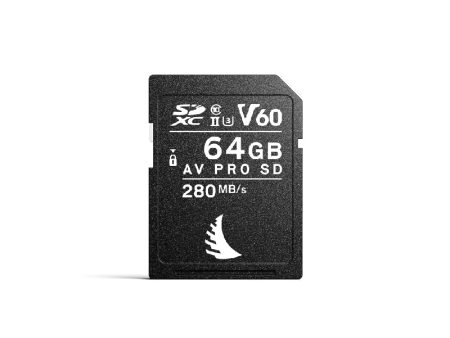 ANGELBIRD AVP064SDMK2V60 64GB AV PRO SD V60 MK2 Memory Card For Sale