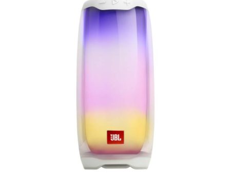 JBL Pulse 4 Portable Bluetooth Speaker - 20W   Bluetooth   White Hot on Sale