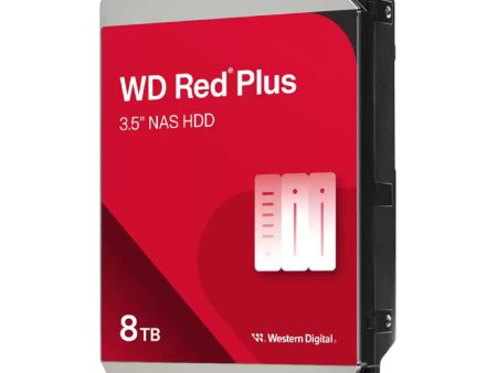 WD Red Plus Internal NAS HDD - 8TB   3.5-inch   SATA-III   Up to 215MB s   256MB Online Sale