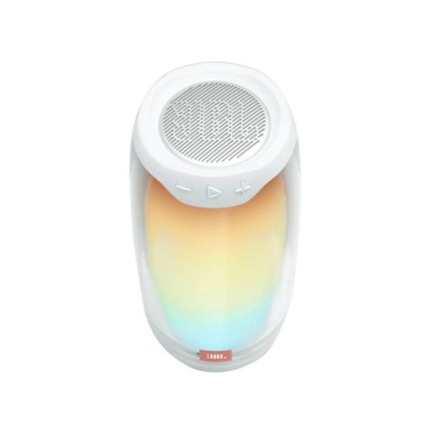 JBL Pulse 4 Portable Bluetooth Speaker - 20W   Bluetooth   White Hot on Sale