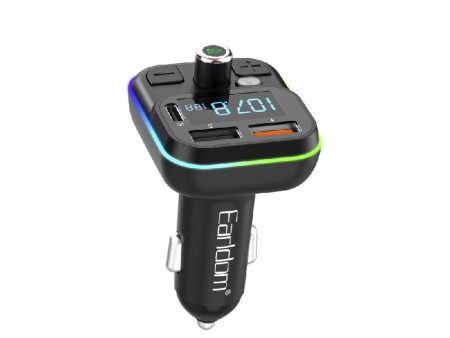 Earldom M86 Wireless FM Transmitter - Black Online now