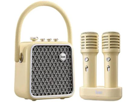 Divoom SongBird SE Portable Bluetooth Speaker With Dual Microphone Karaoke Function - Yellow Fashion