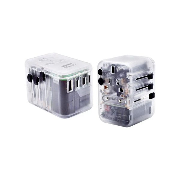 XPower TA65C 5 Ports Gan PD Travel Adapter - 65W   Transparent Online now