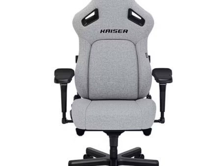 AndaSeat Kaiser 4 Gaming Chair - XL   Grey Fabric For Sale