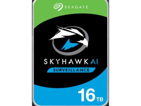 Seagate SkyHawk AI Surveillance ST16000VE002 Hard Drive - 16TB   SATA 6Gb s   256 MB Buffer Discount